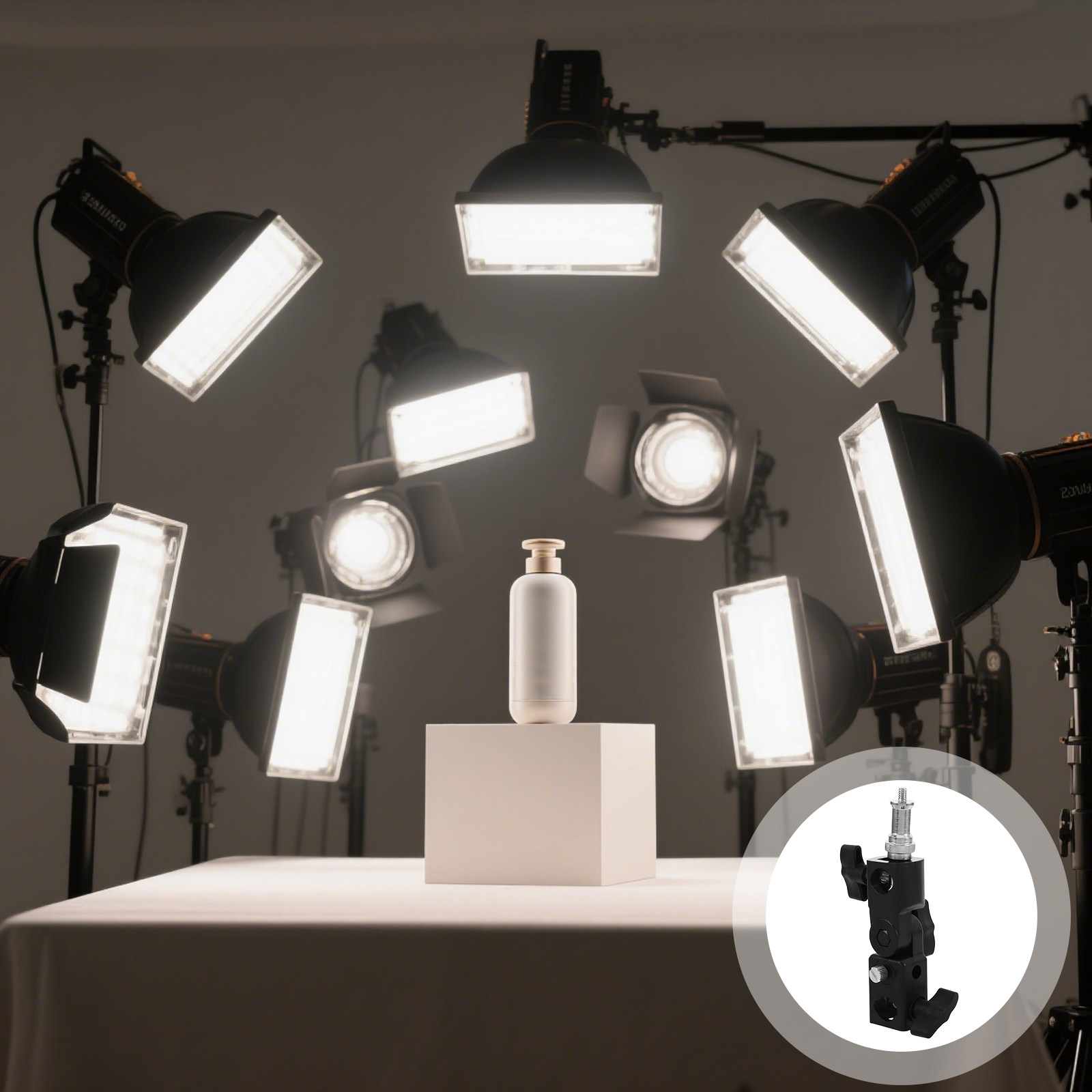 Photography Umbrella - Umbrella Mount for Light Stand Versatile
