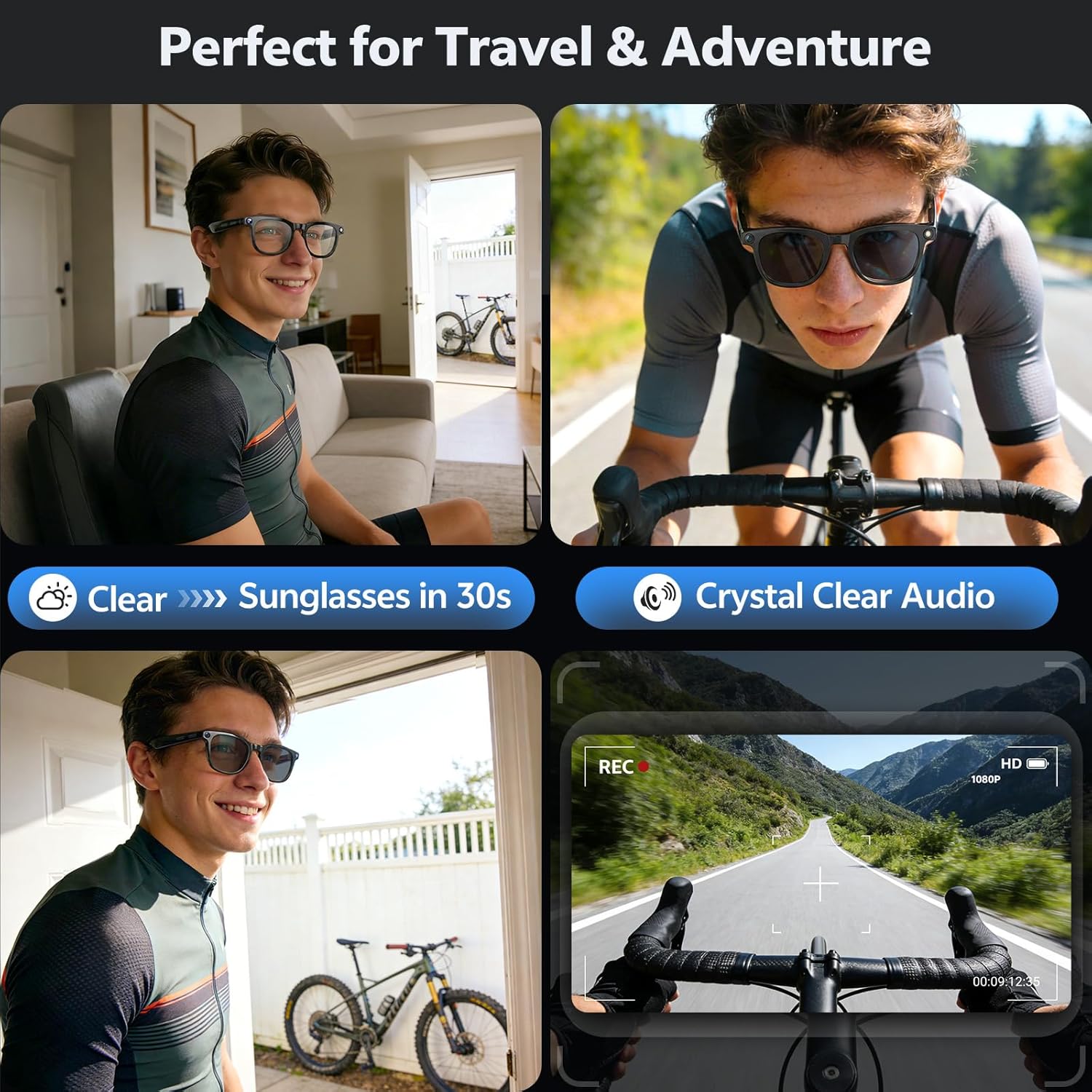 2026 4K 8MP Smart Glasses Men  - đánh giá và giá Photography Japanese