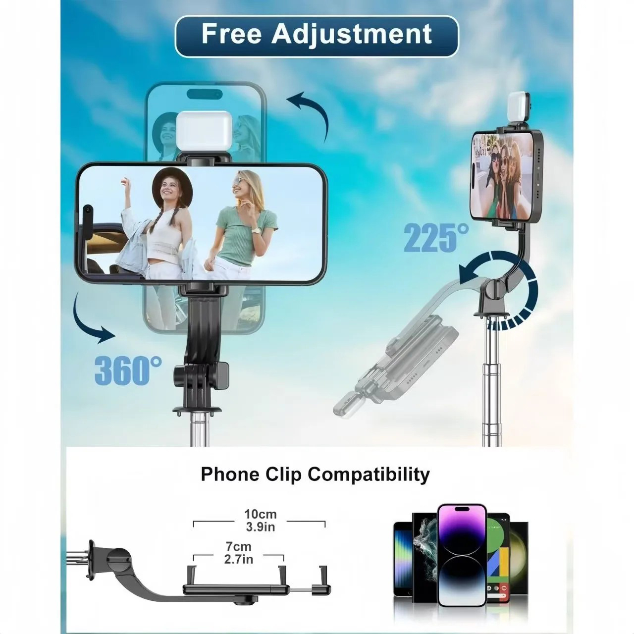 1700mm Selfie Stick Wireless S - đánh giá và giá Photography Basics