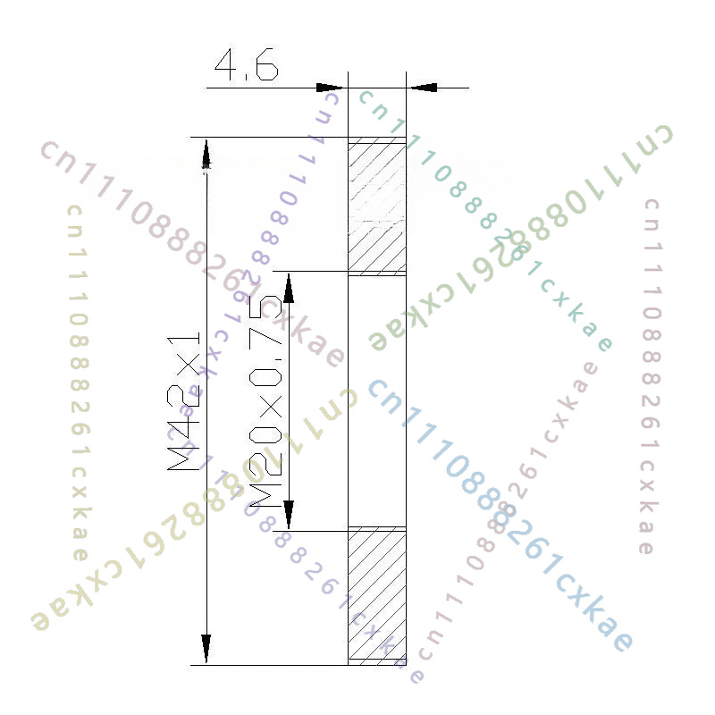 1PCS M20-M42 Full Thread Lens  - đánh giá và giá Lens Adapter Ring