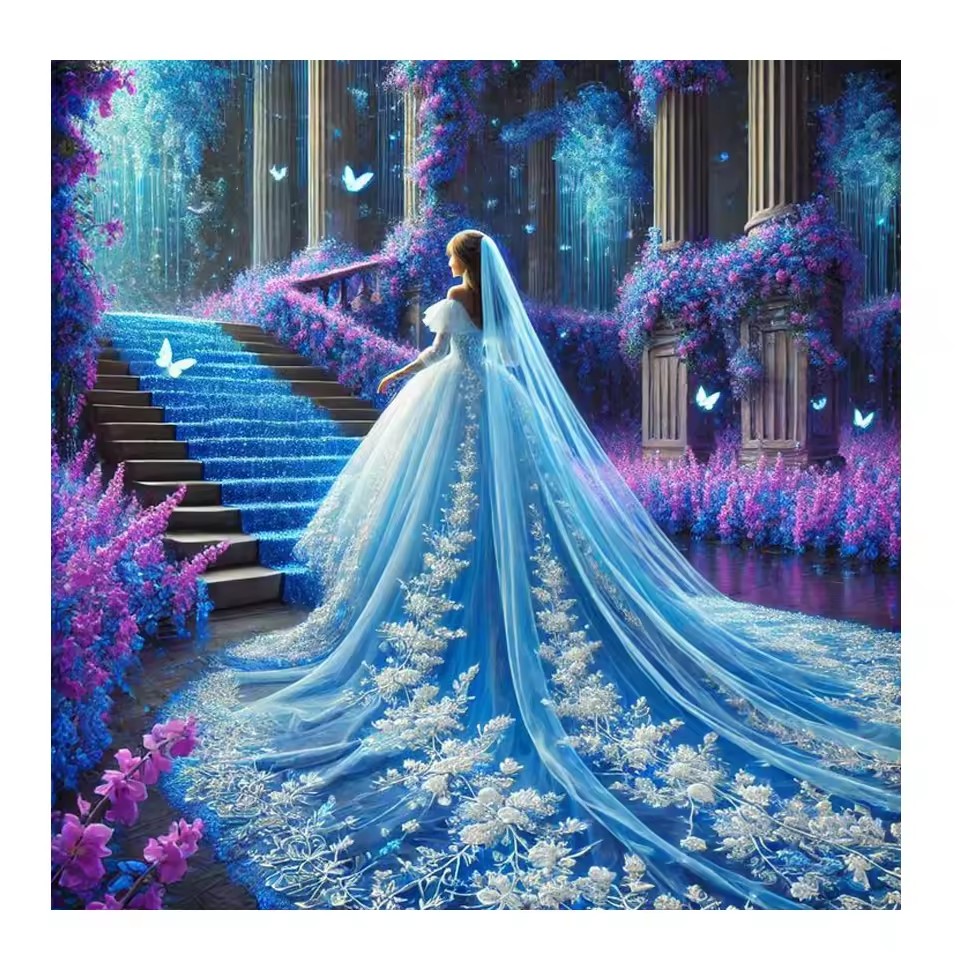 5D Diamond Painting Girl Unico - đánh giá và giá Photography Geometry