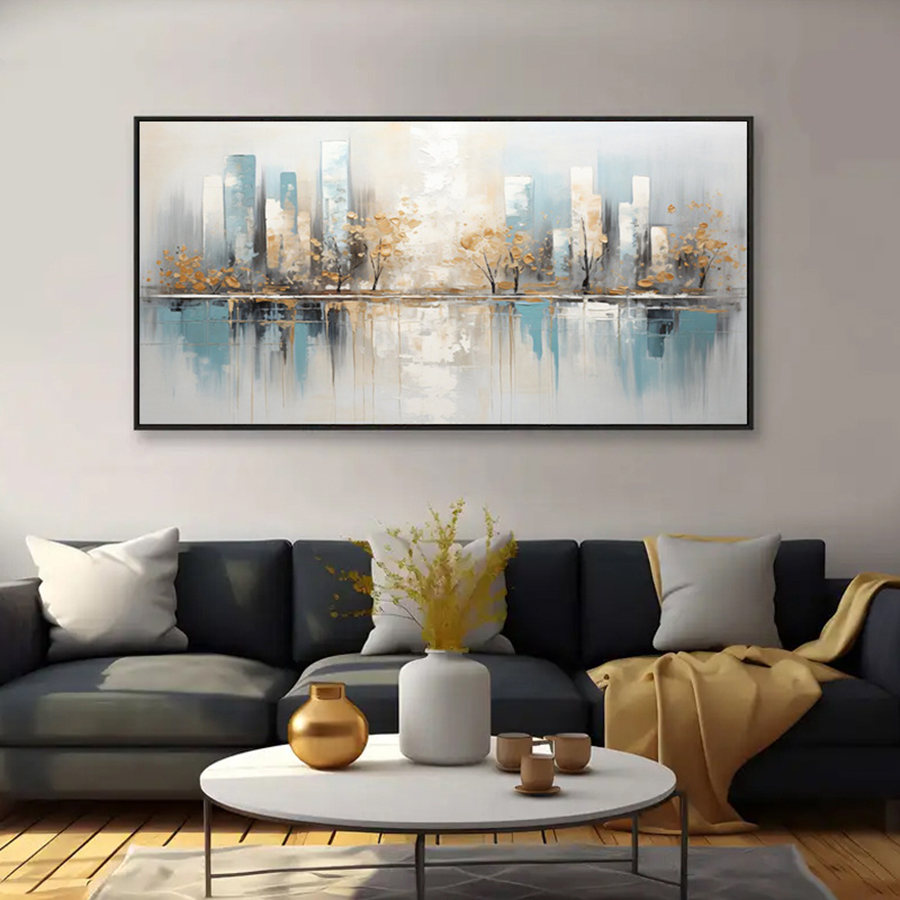 Frameless Modern Abstract Canv - đánh giá và giá Photography Geometry