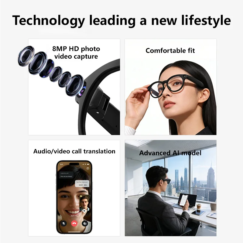 New 800W Pixel AI Smart Glasse - đánh giá và giá Photography Videos Free